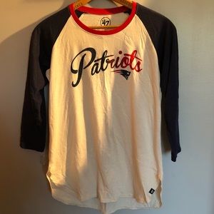 New England Patriots baseball tee